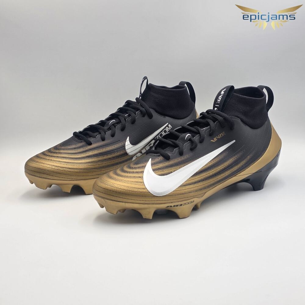 Nike Vapor Pro 1 Men's Size 10.5 Football Cleats FB3298-003 Black Gold New